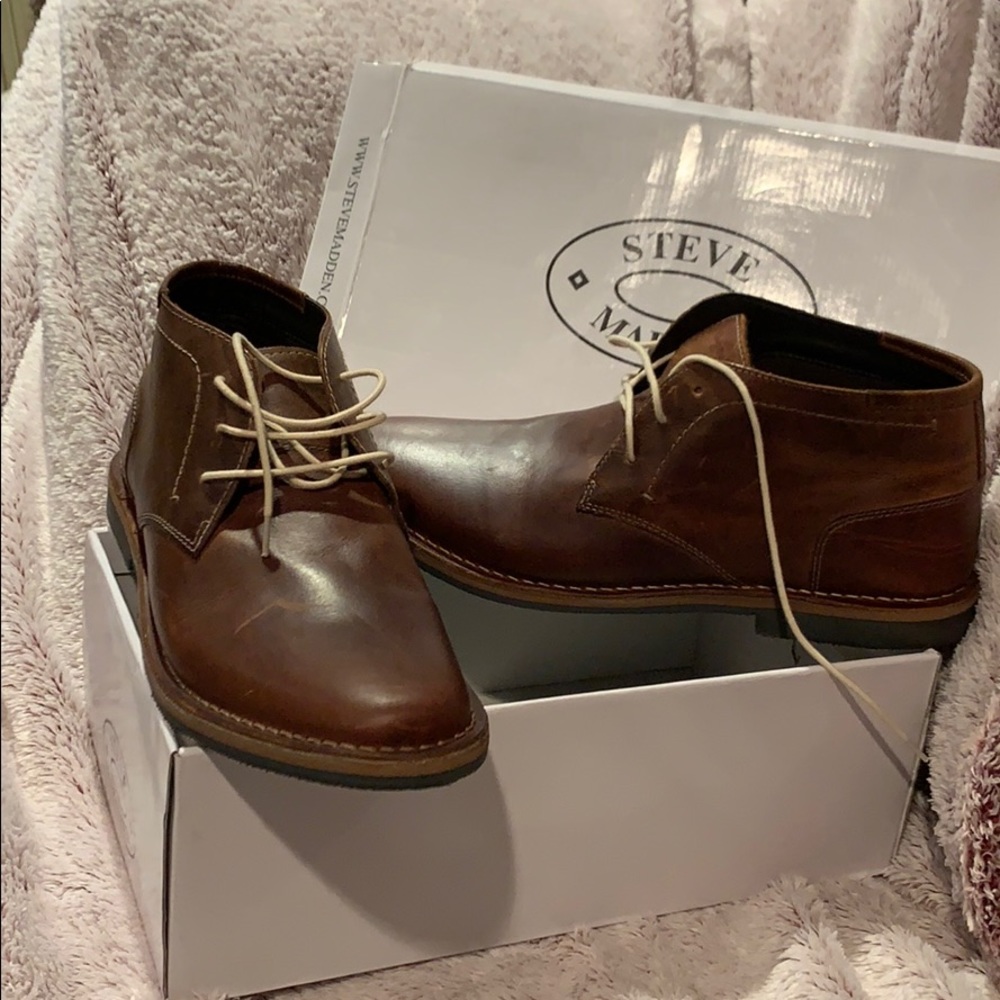 BRAND NEW Steve Madden Brown dress shoes size 12